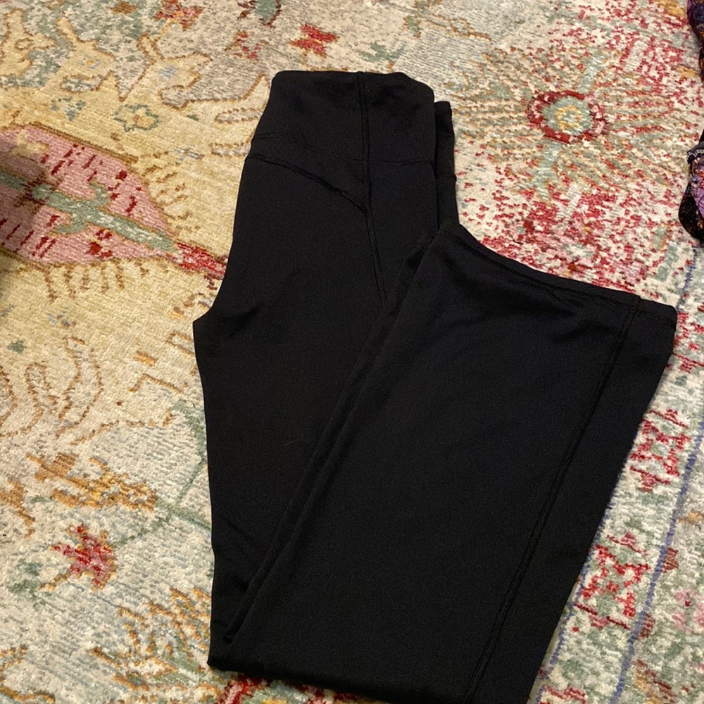 Black Gapfit Flare Yoga Pants Leggings Eclipse